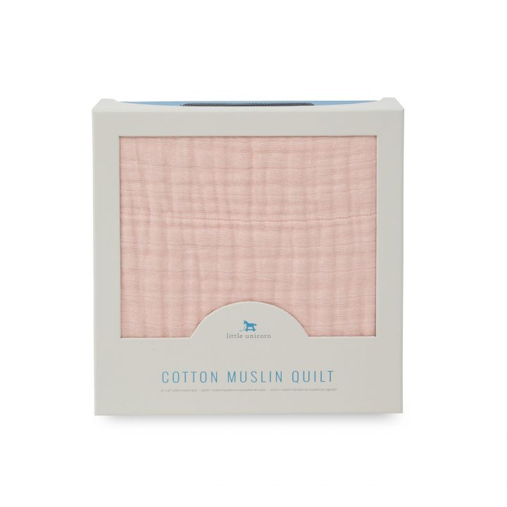 Cotton Muslin Quilt - Rose Petal