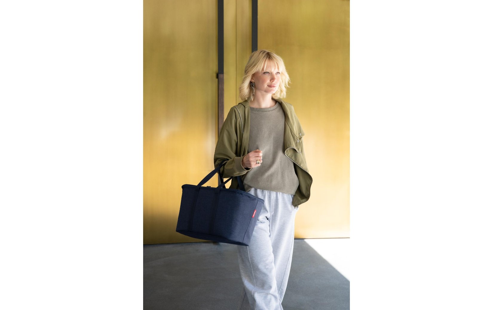 Tasche, Nehru-Tasche, Navy, Handtasche, Kleiderjacke