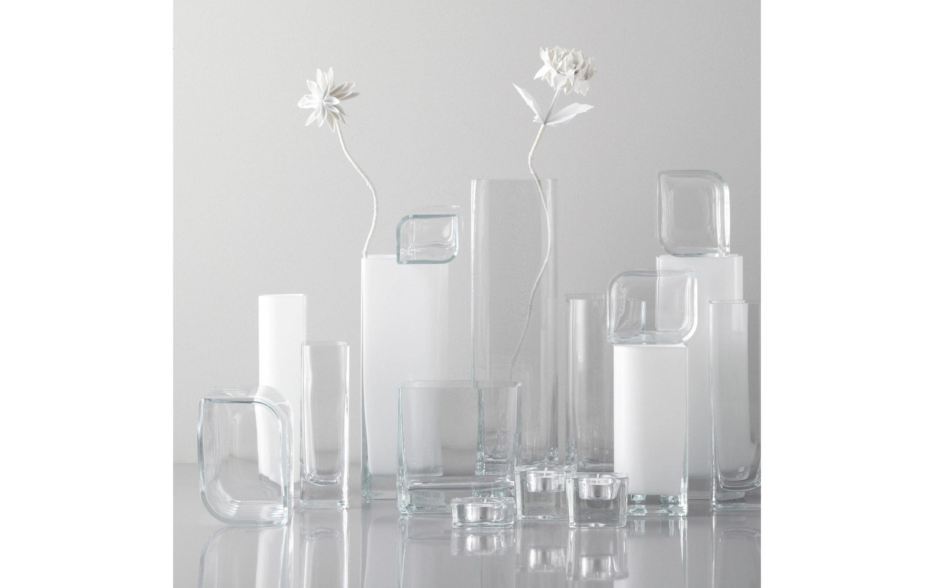Leonardo Vase Lucca transparent 25x8cm