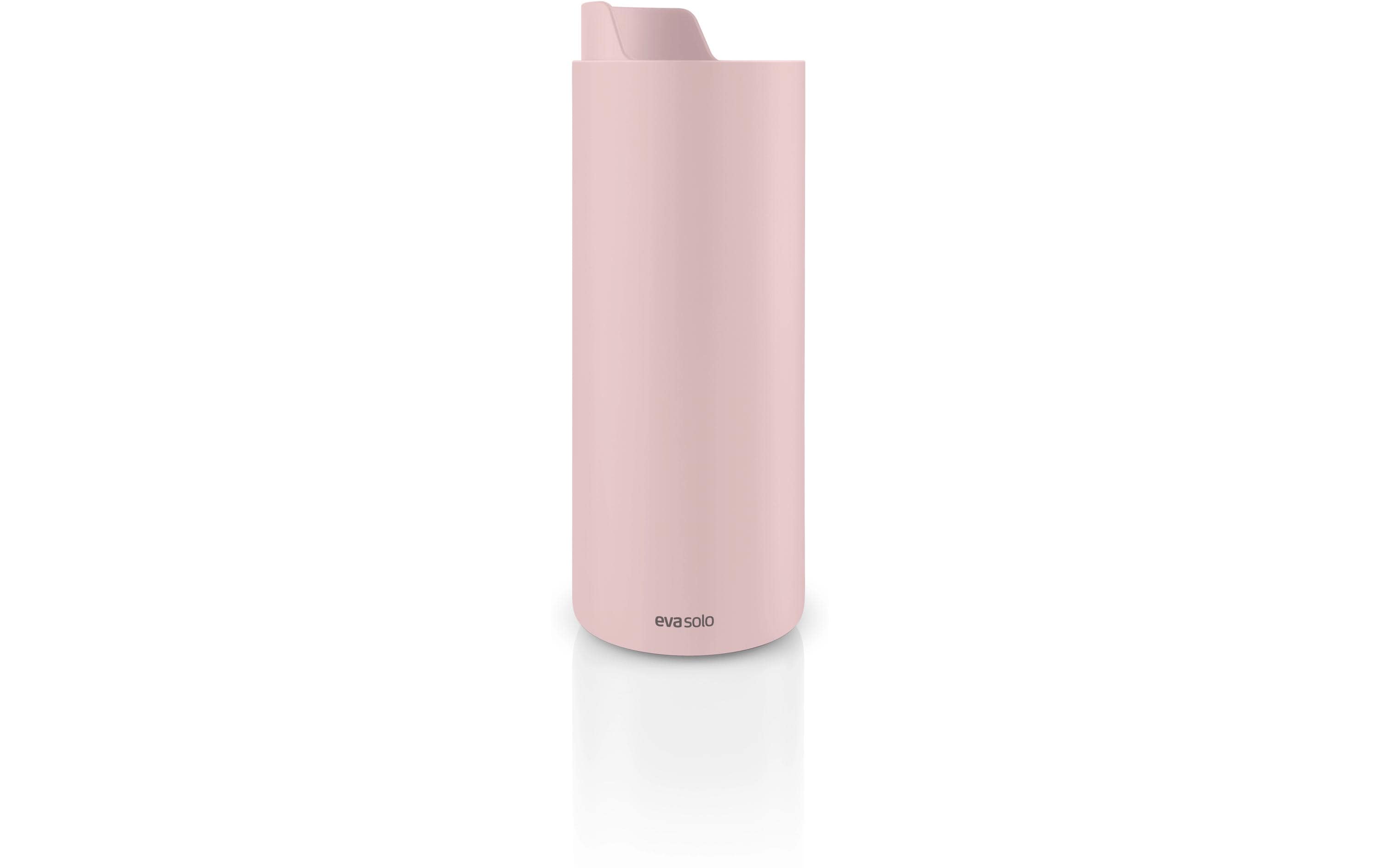Wasserflasche, Stahl, Rosa, Reisebecher, Drehverschluss