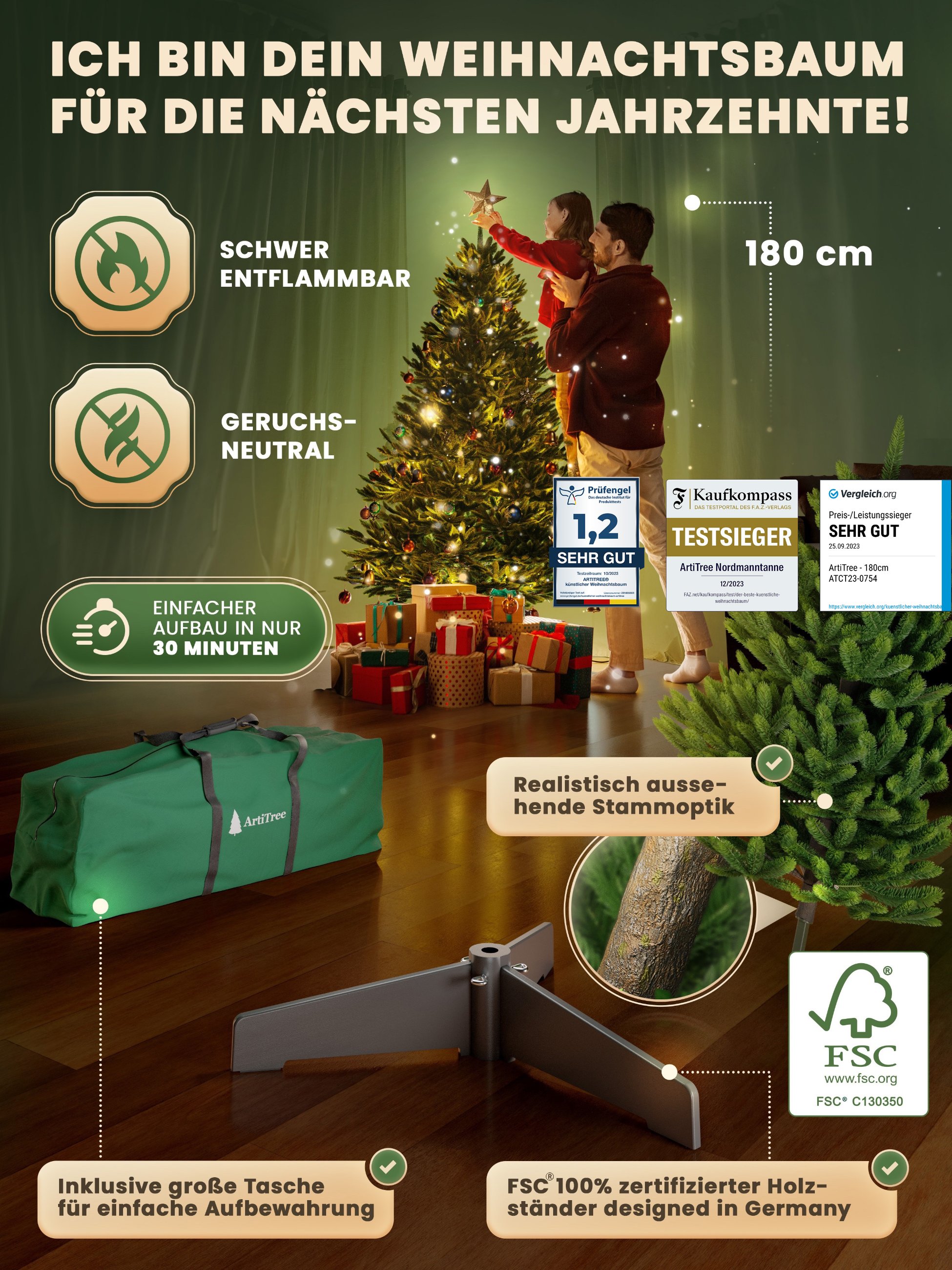 Werbung, Baum, Erwachsener, Mann, Person