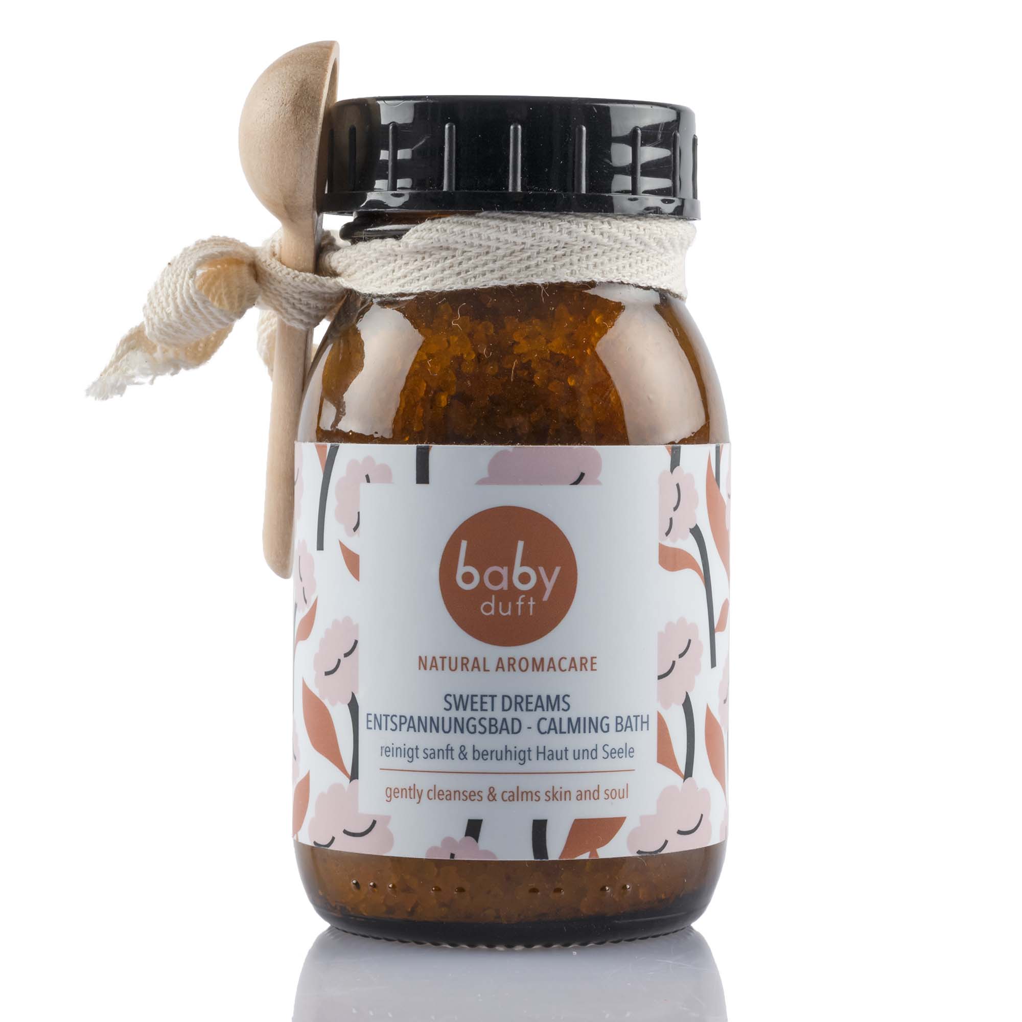 Babyduft Sweet Dreams Badesalz mit Löffel, 150g