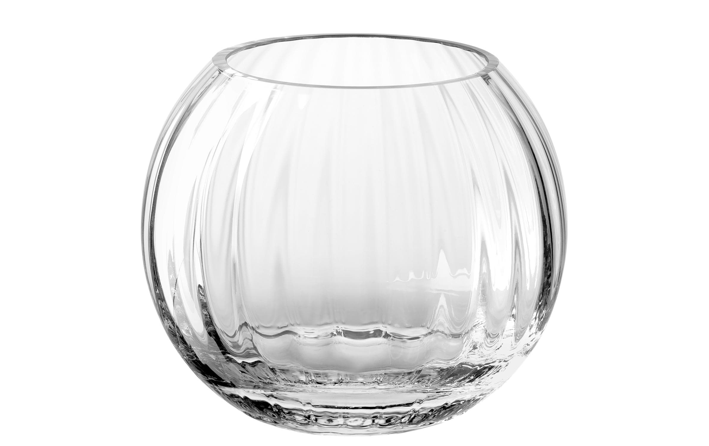 Leonardo Vase Poesia Kugel, 13cm, transparent