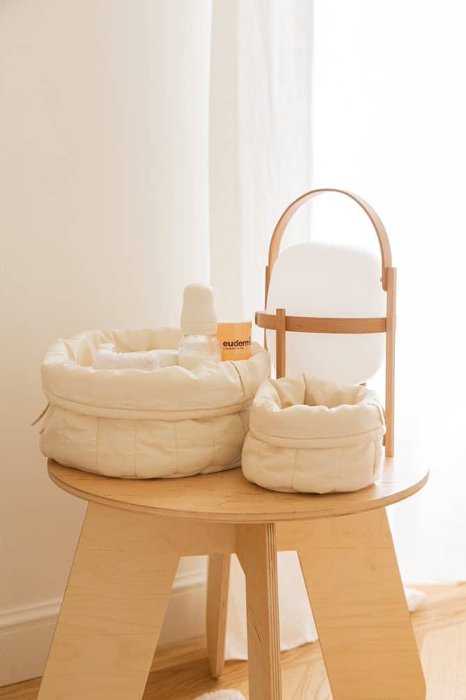 Quilted baskets (2er Set) - Bambie Natural