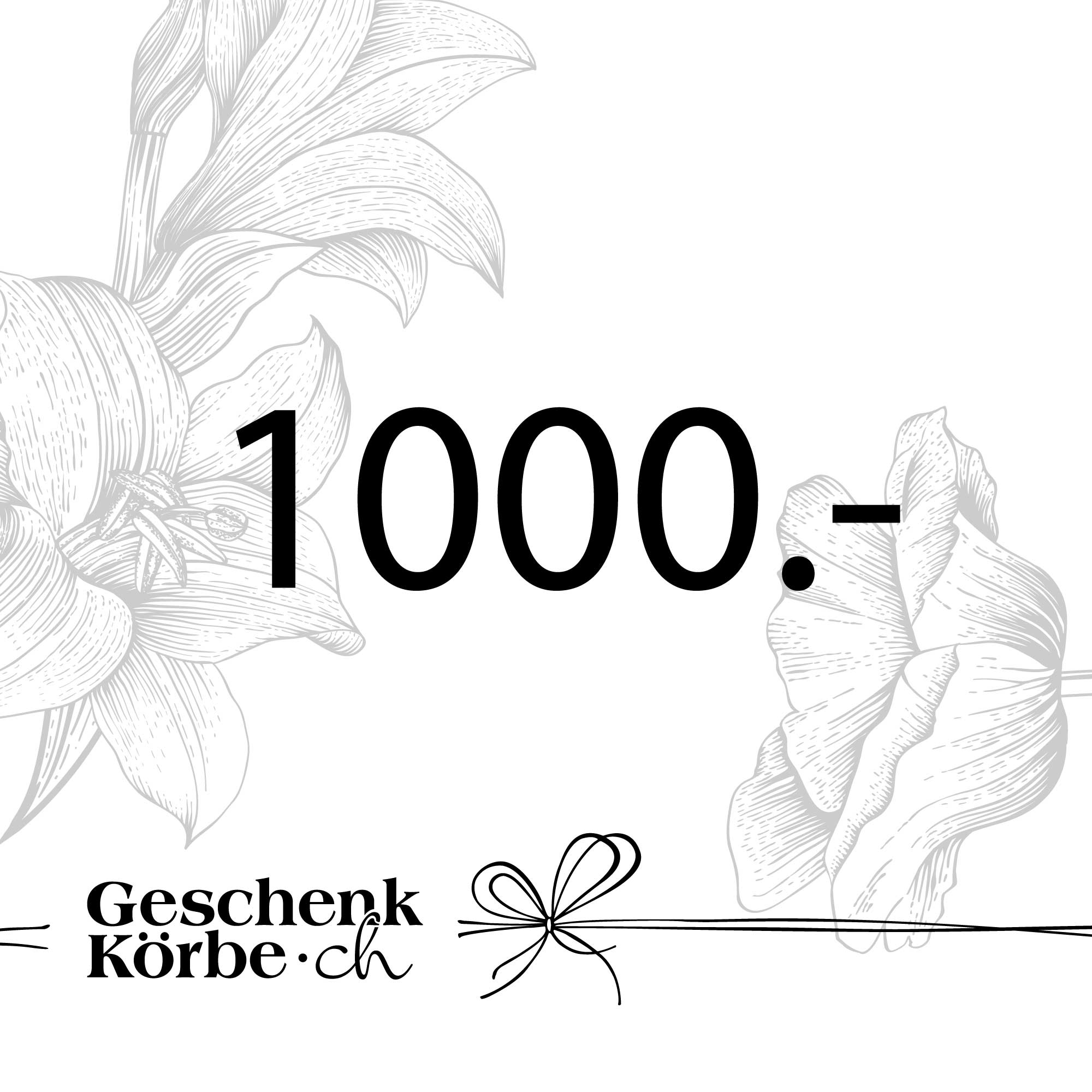 Gutschein - 1000CHF