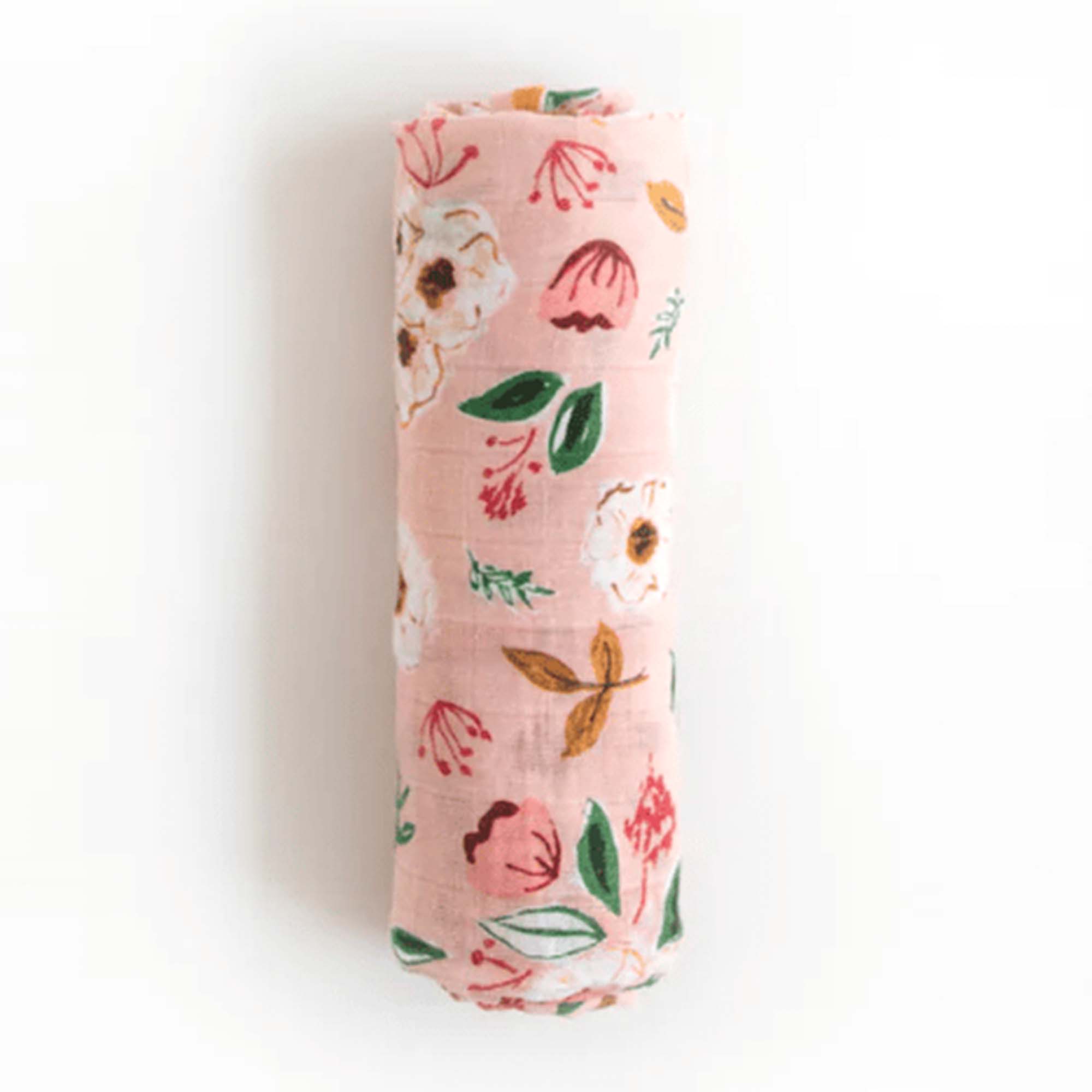 Cotton Muslin Swaddle Single – Vintage Floral Cotton Muslin Swaddle Single – Vintage Floral