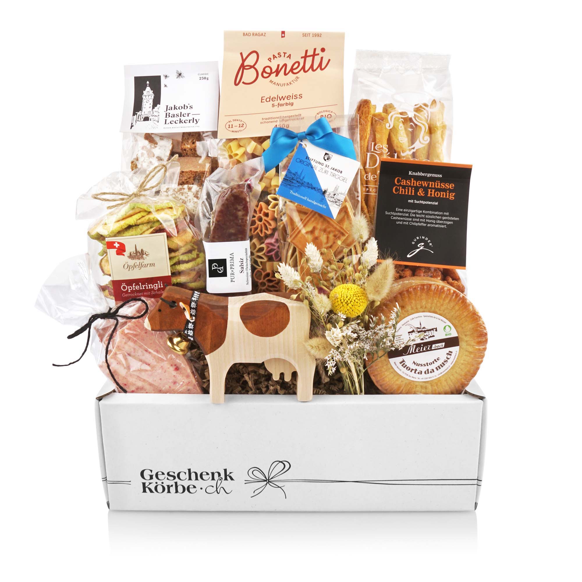 Geschenkkorb "Typisch Schweiz" Essen, Mittagessen, Mahlzeit, Essen, Mittagessen, Mahlzeit