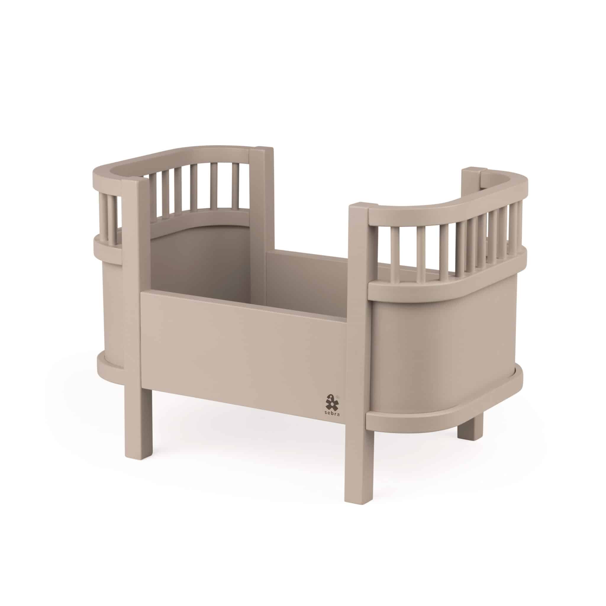 Sebra Puppenbett + Matratze, jetty