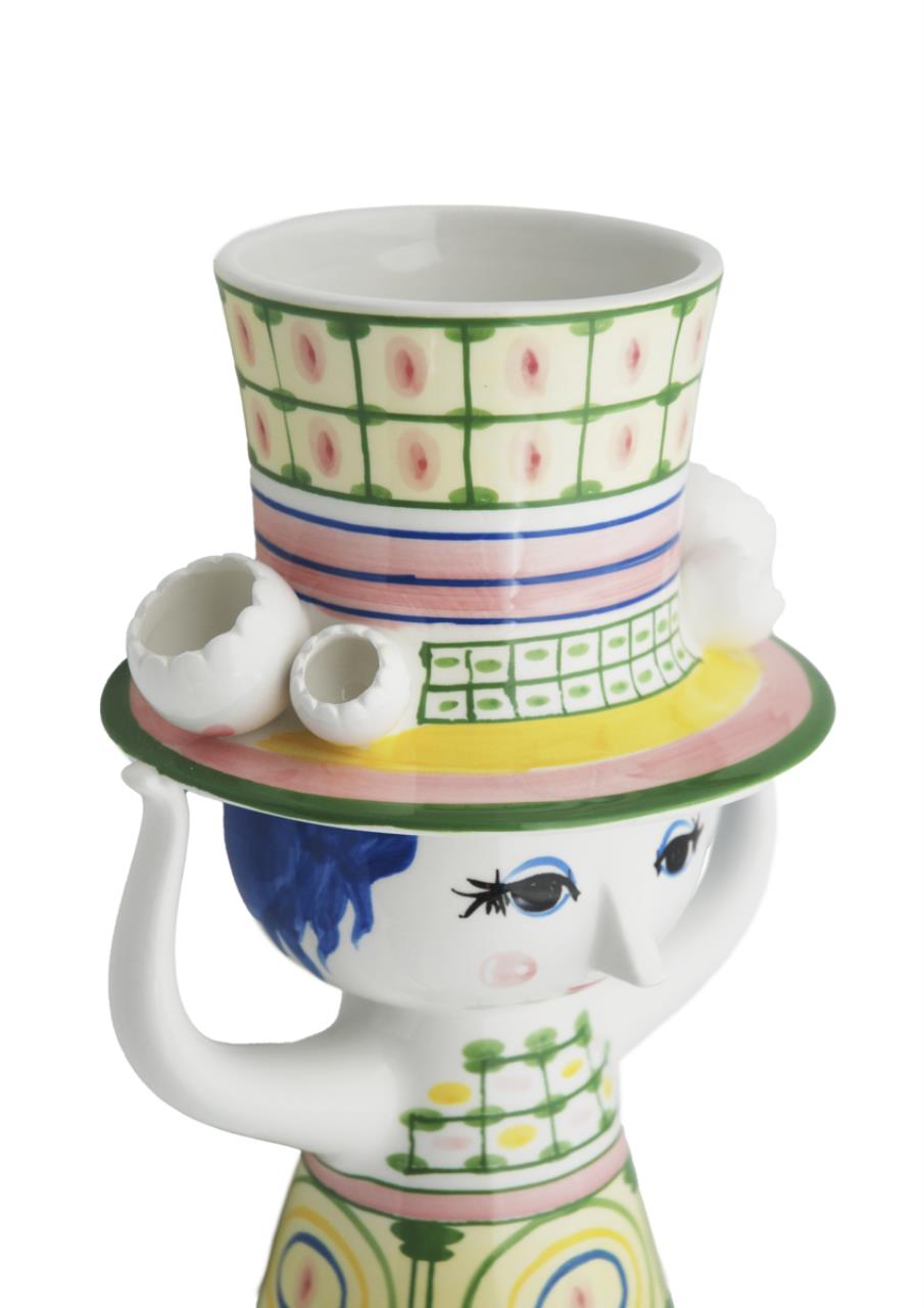 Lady with hat Vase Lady with hat Vase