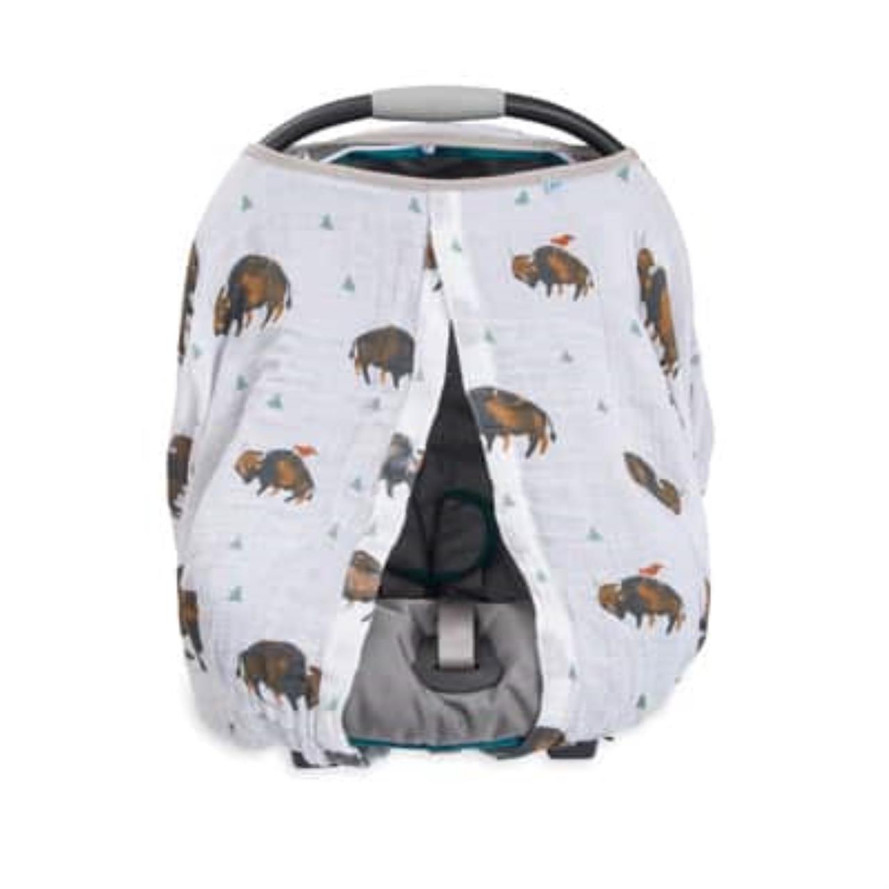 Baumwoll-Muslin Sonnendach Bison