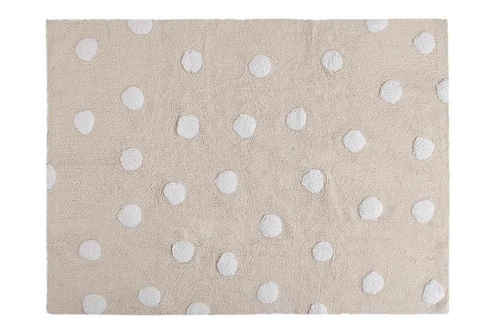 Rug Polka Dots Beige