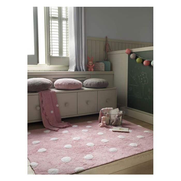 Rug Polka Dots Pink