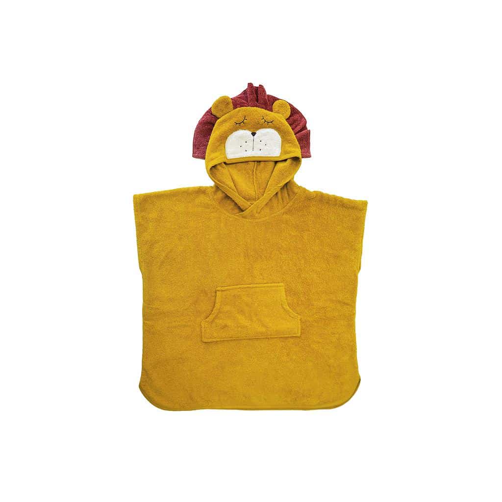 Badeponcho Lion senfgelb (GOTS)