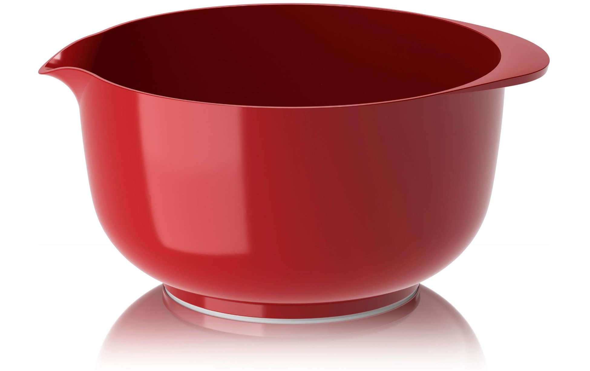 Schüssel, Gebacken, rot, Metall, Abgerundet