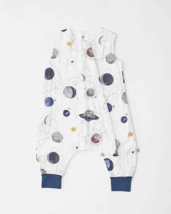 Cotton Muslin Sleep Romper Gr. XL - Planetary Cotton Muslin Sleep Romper Gr. XL - Planetary