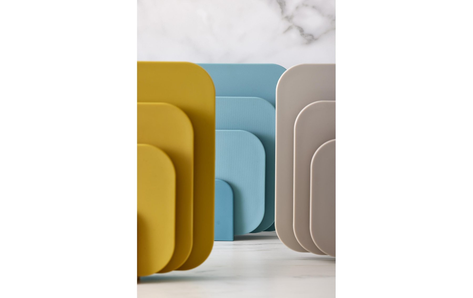 Schneidebrett, Brett, bunt, Satz, abgerundete Ecken