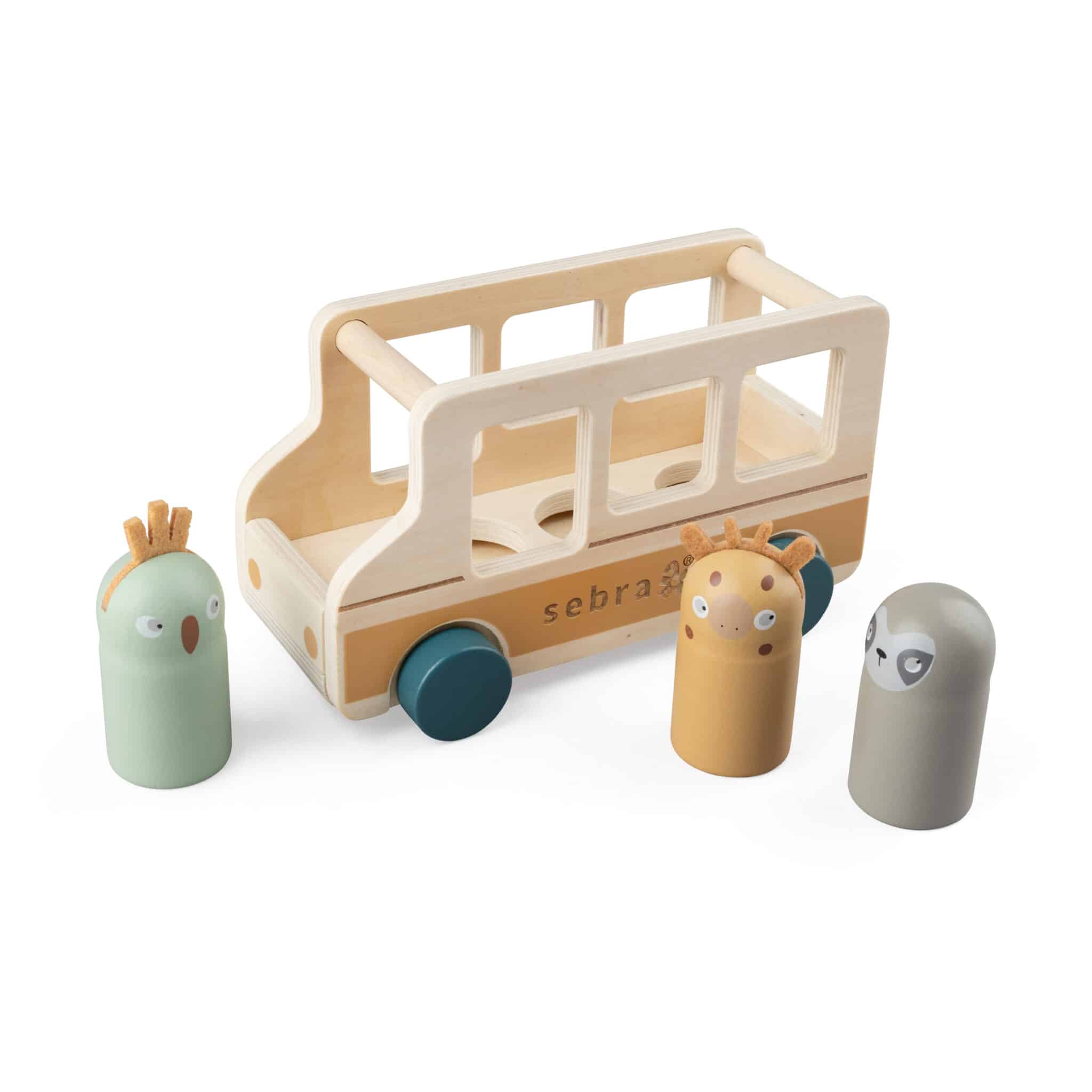 Sebra Bus, Holz, Wildlife