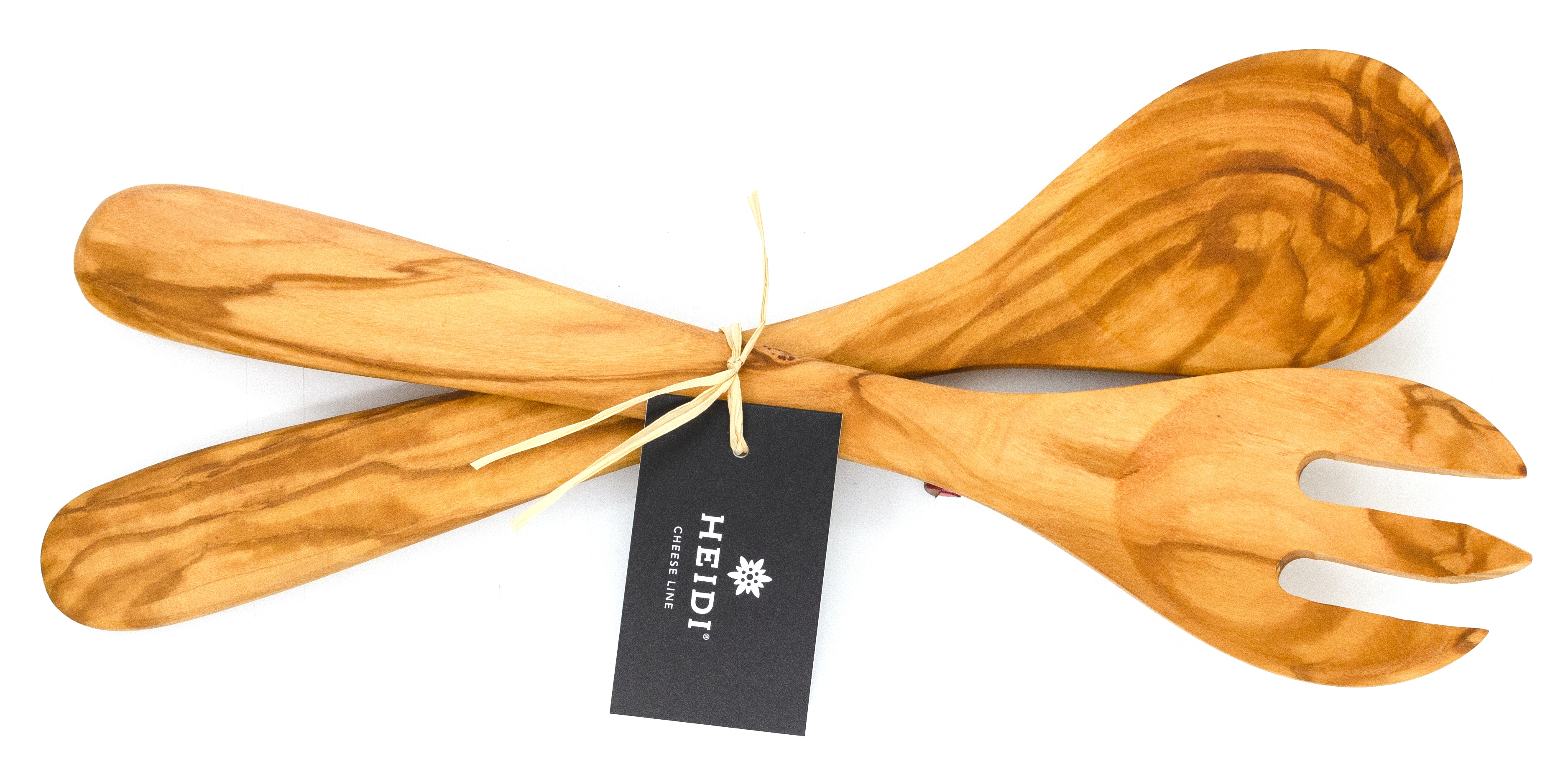 Salatbesteck 30cm Olivenholz