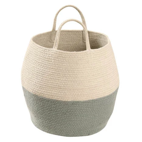 Basket Zoco Vintage Blue-Natural