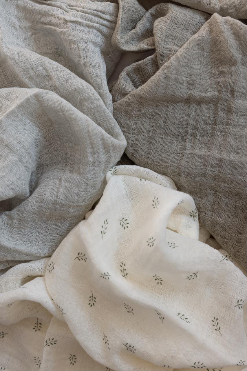 Spucktücher, Sophora Leaves Mist Green Dekoration für Zuhause, Leinen, Decke