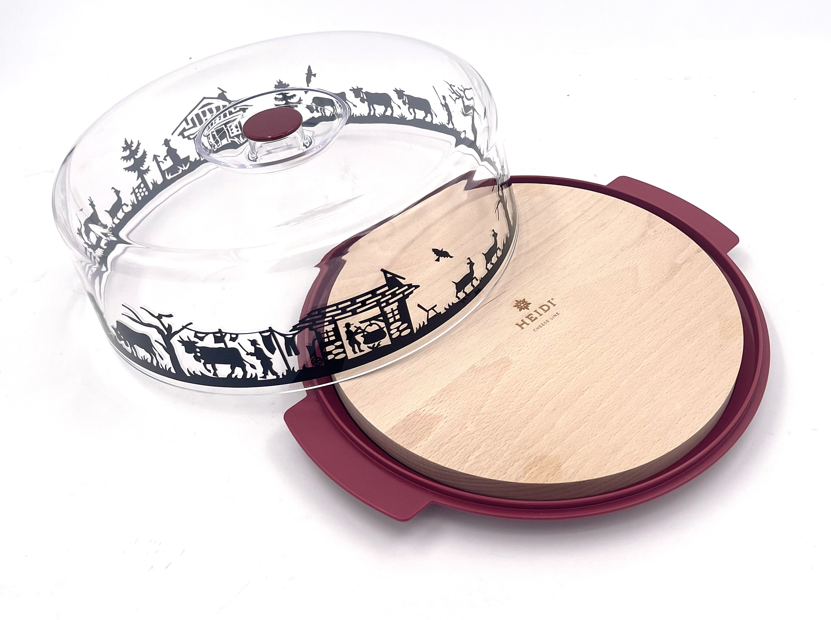 ALPES Käsebox ø26 cm, rot ALPES Käsebox ø26 cm, rot