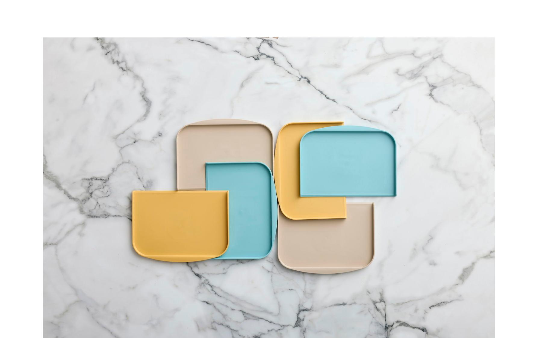 platten, drei farben, organizer, abstractes design, minimalistisch