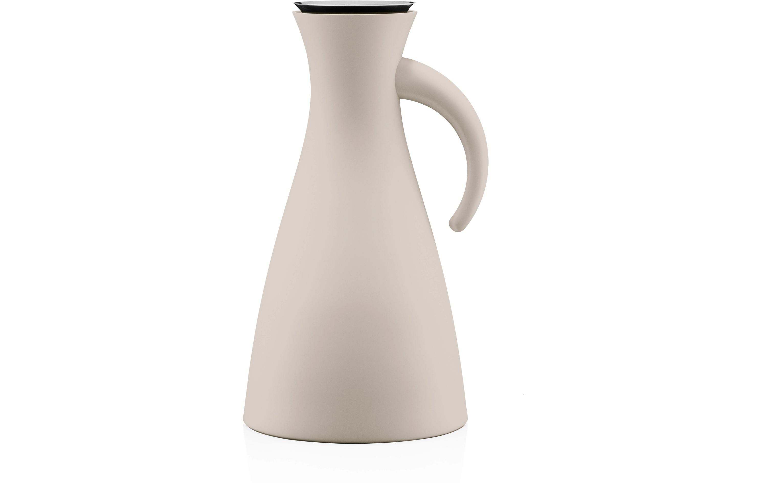 Karaffe, Vase, Keramik, Beige, Grau