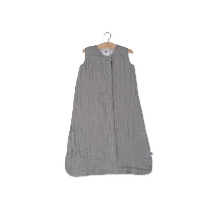 Cotton Muslin Sleeping Bag Gr. L - Nickel