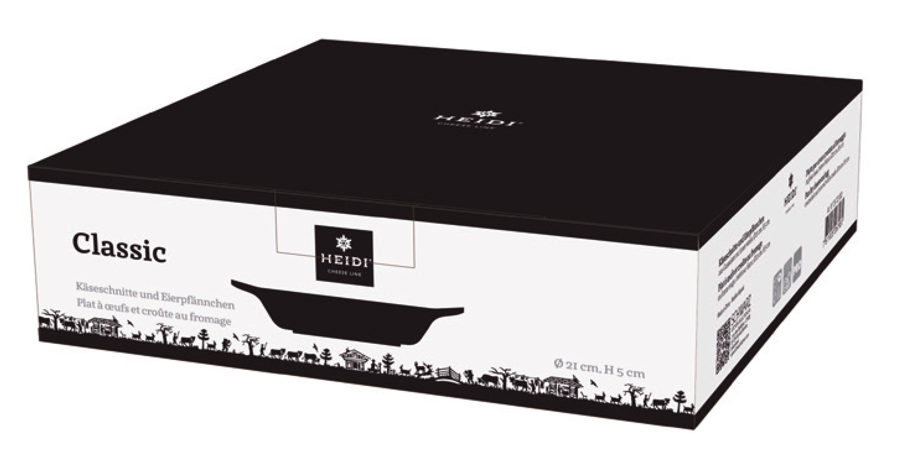 Käseschnitte und Eierpfännchen Ø  21 cm Käseschnitte und Eierpfännchen Ø  21 cm