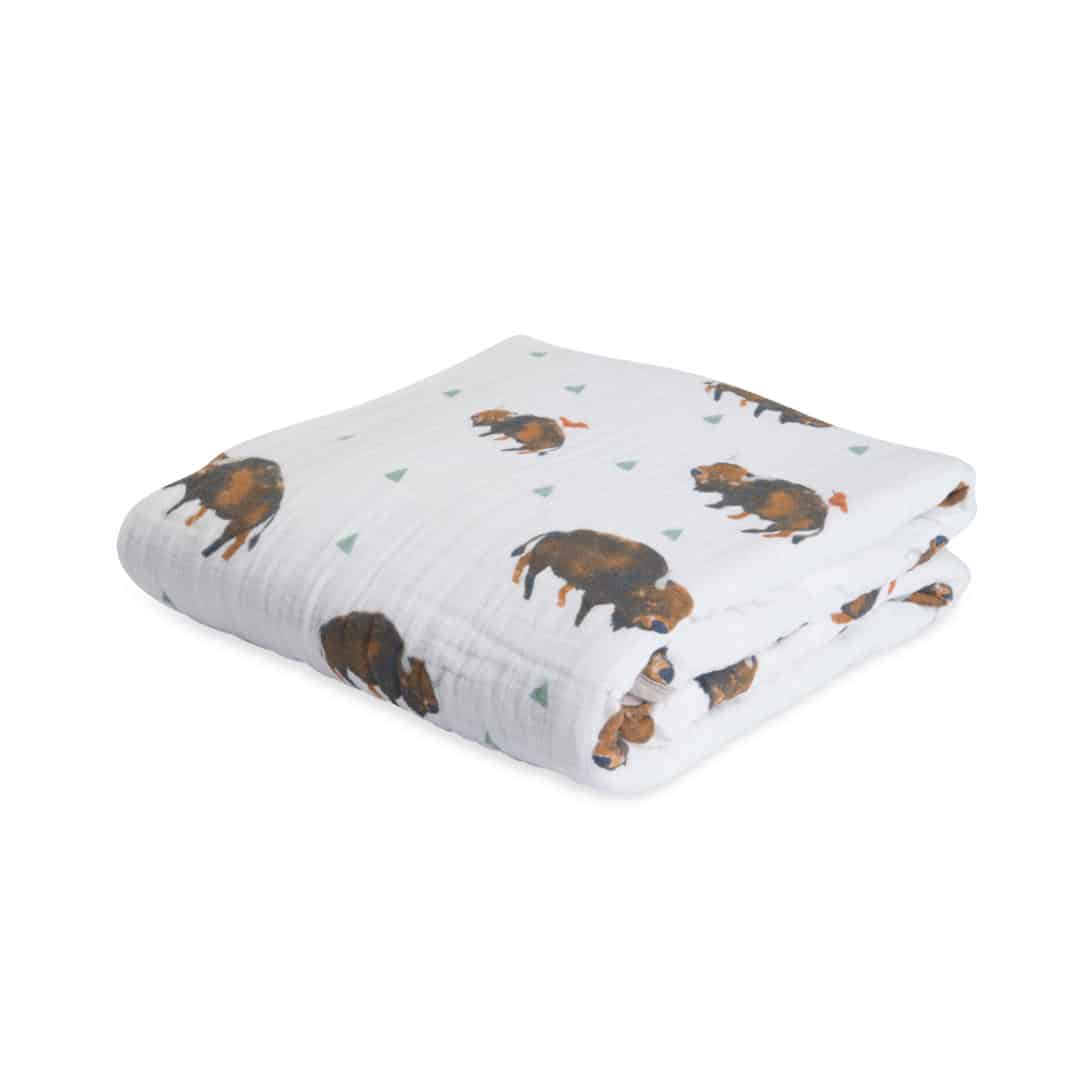 Cotton Muslin Quilt - Bison