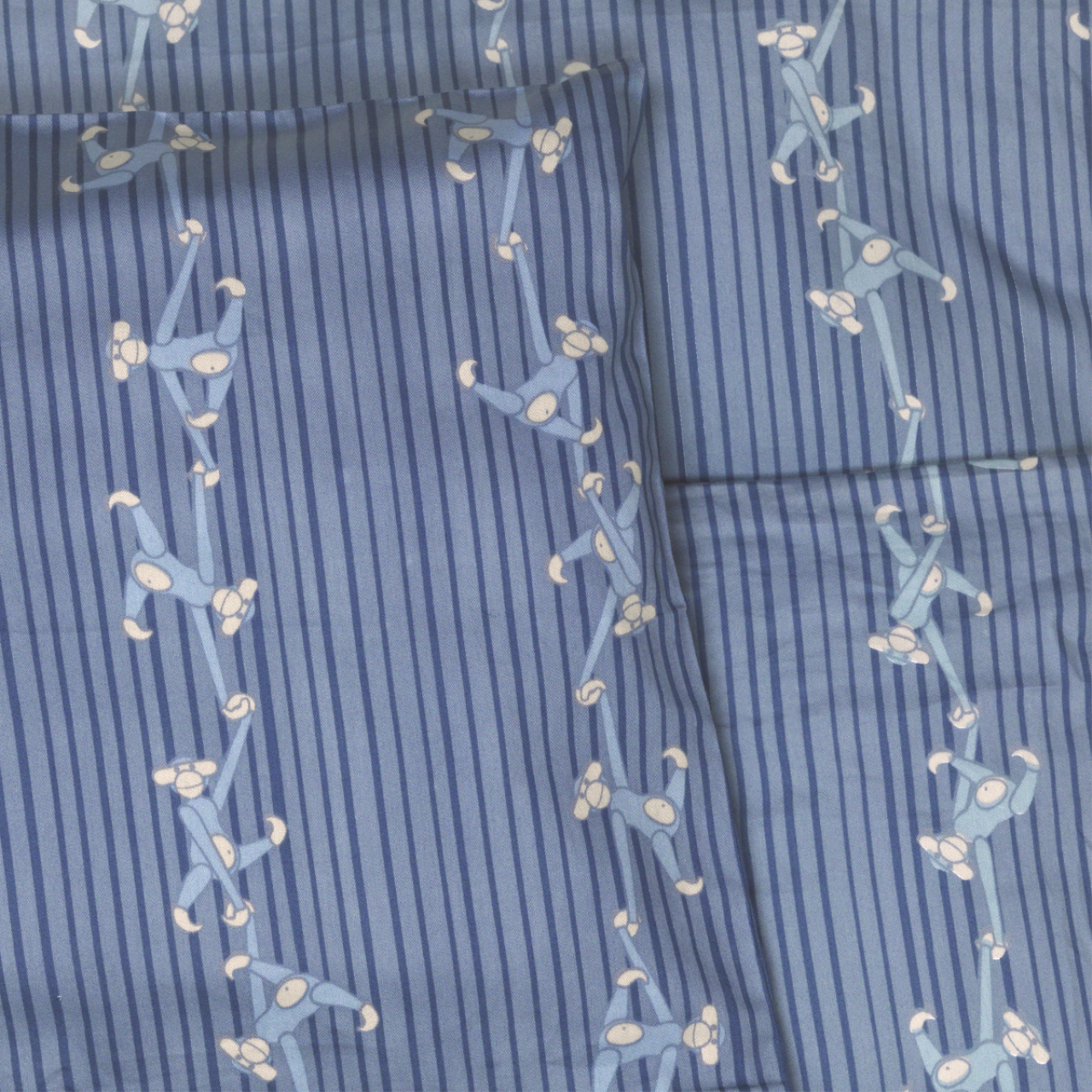 Bettwäsche Affe Baby DK, Blau