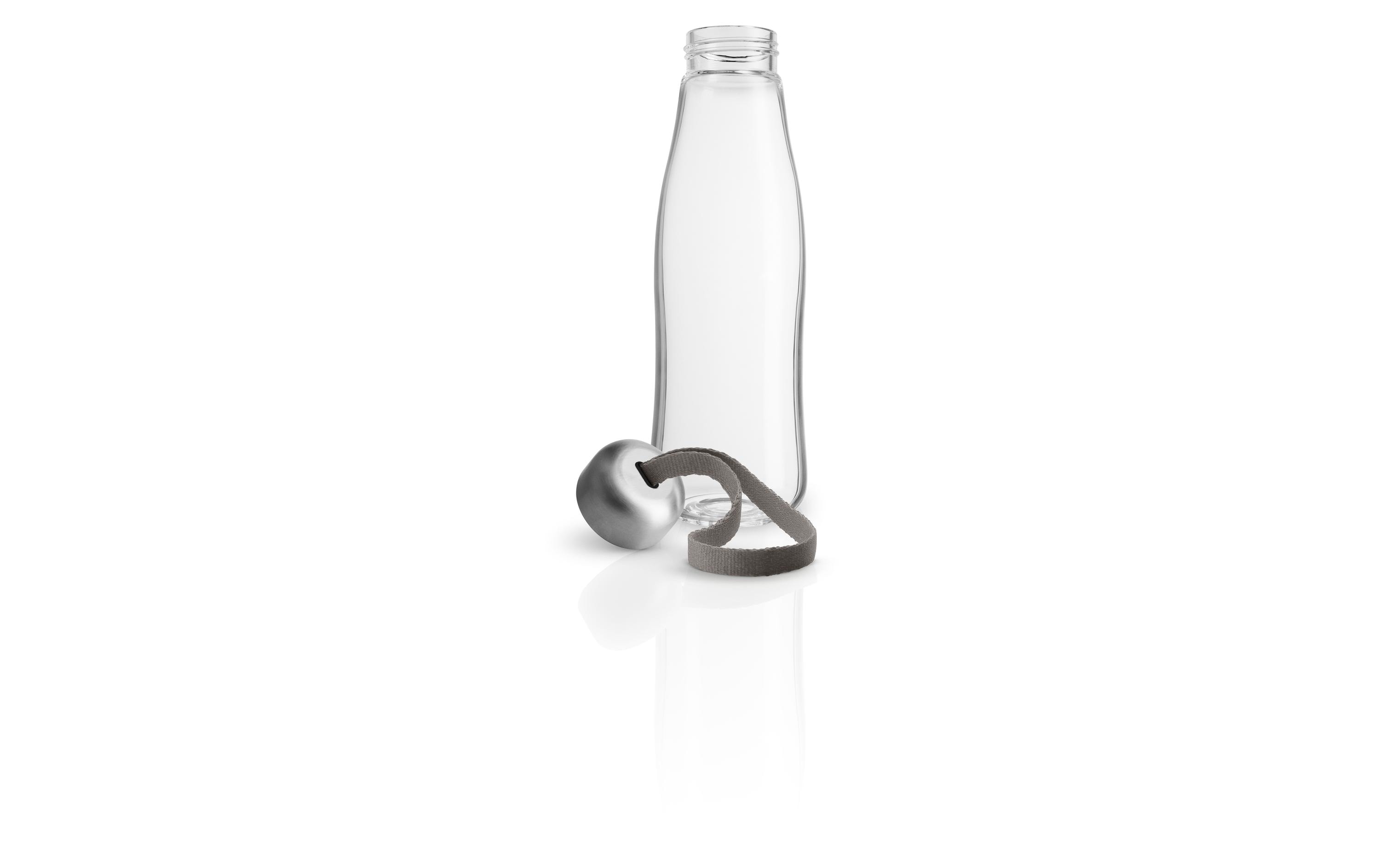 Eva Solo Trinkflasche Glas Taupe 0.5l