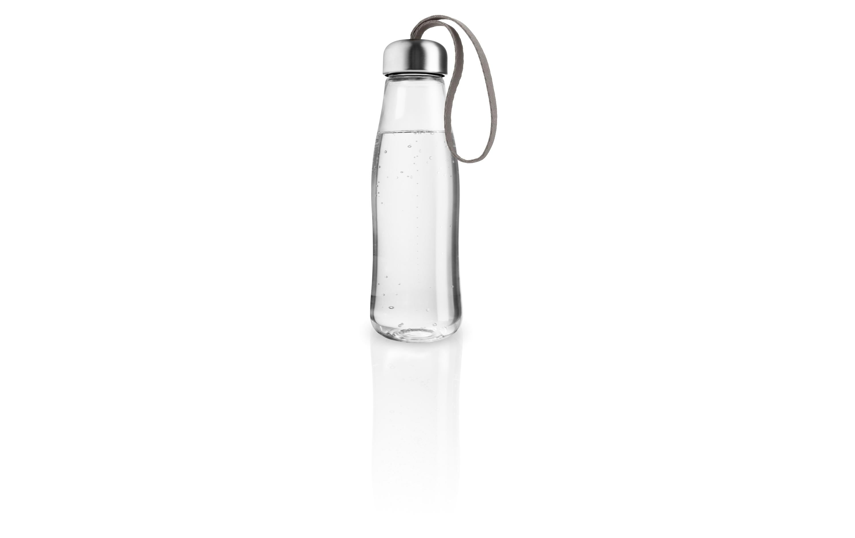 Eva Solo Trinkflasche Glas Taupe 0.5l