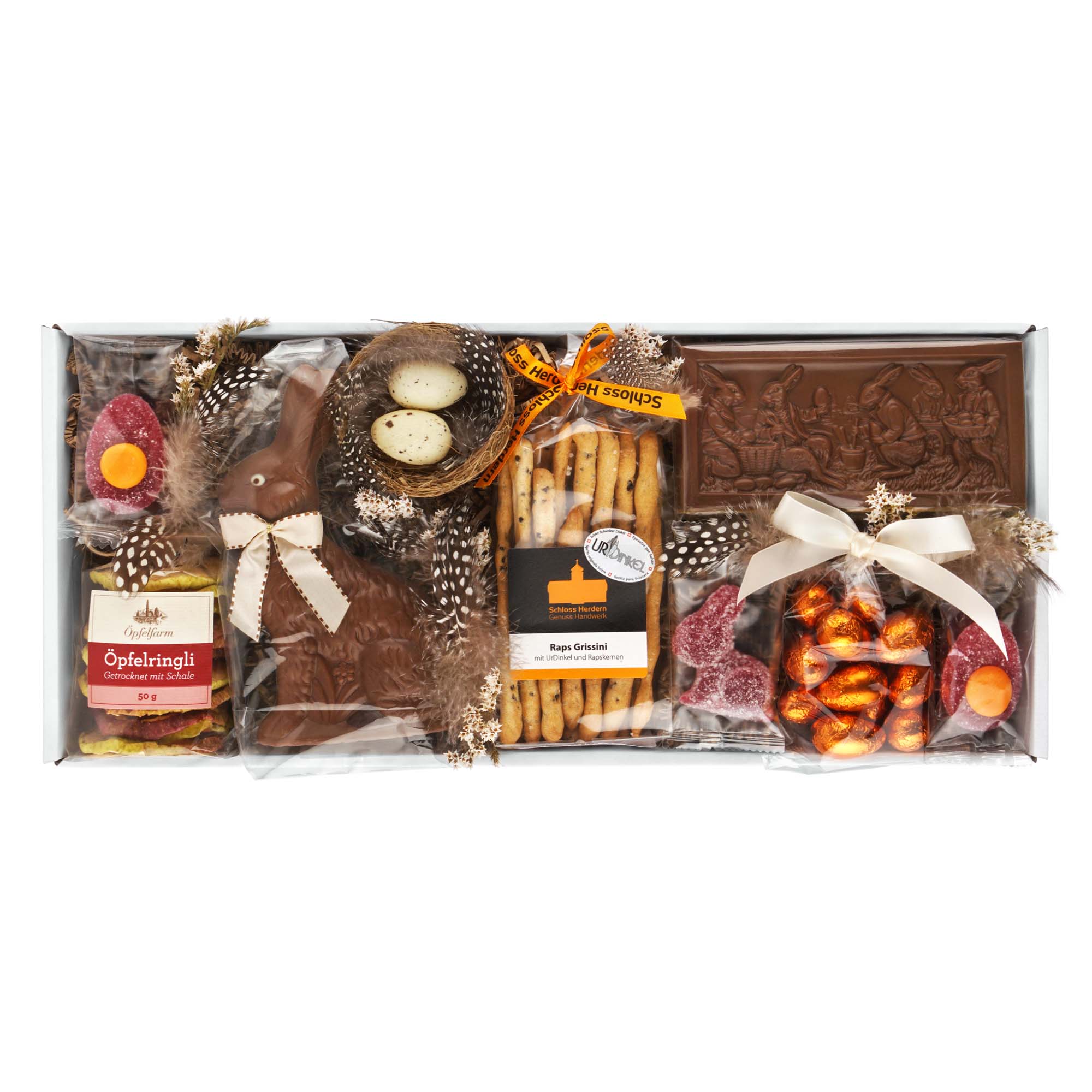 Geschenkkorb Ostern "Hoppelhase" Essen, Süßigkeiten