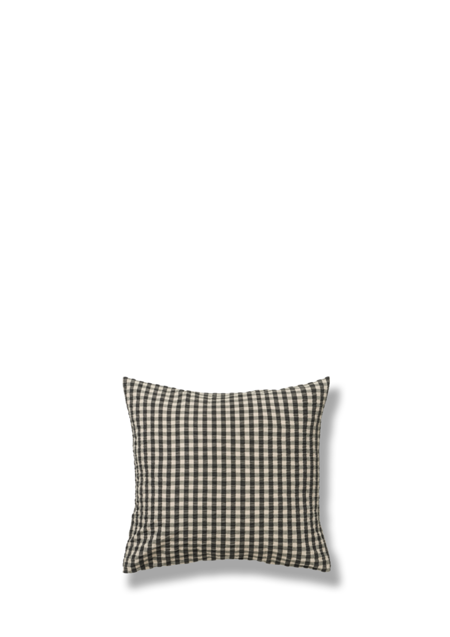 Bæk&Bølge Kissenbezug DK, 63x60cm, Schwarz/Sand