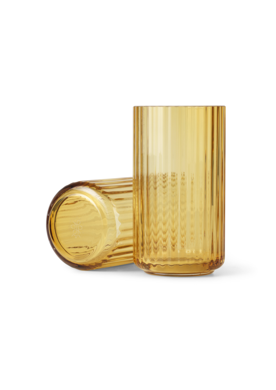 Lyngby Vase, 15.5cm, Amber