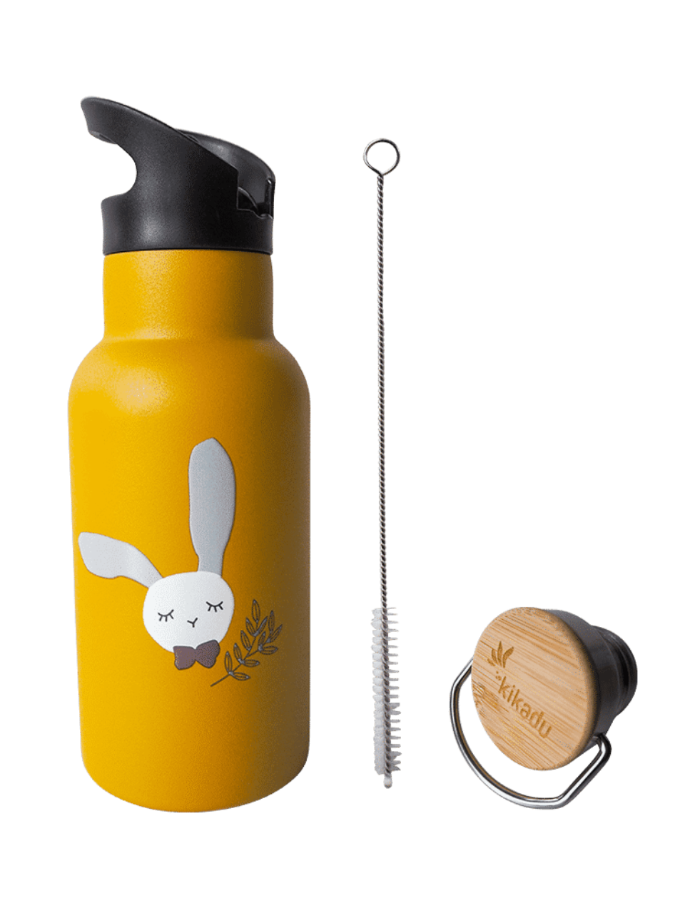 Trinkflasche Hase gelb