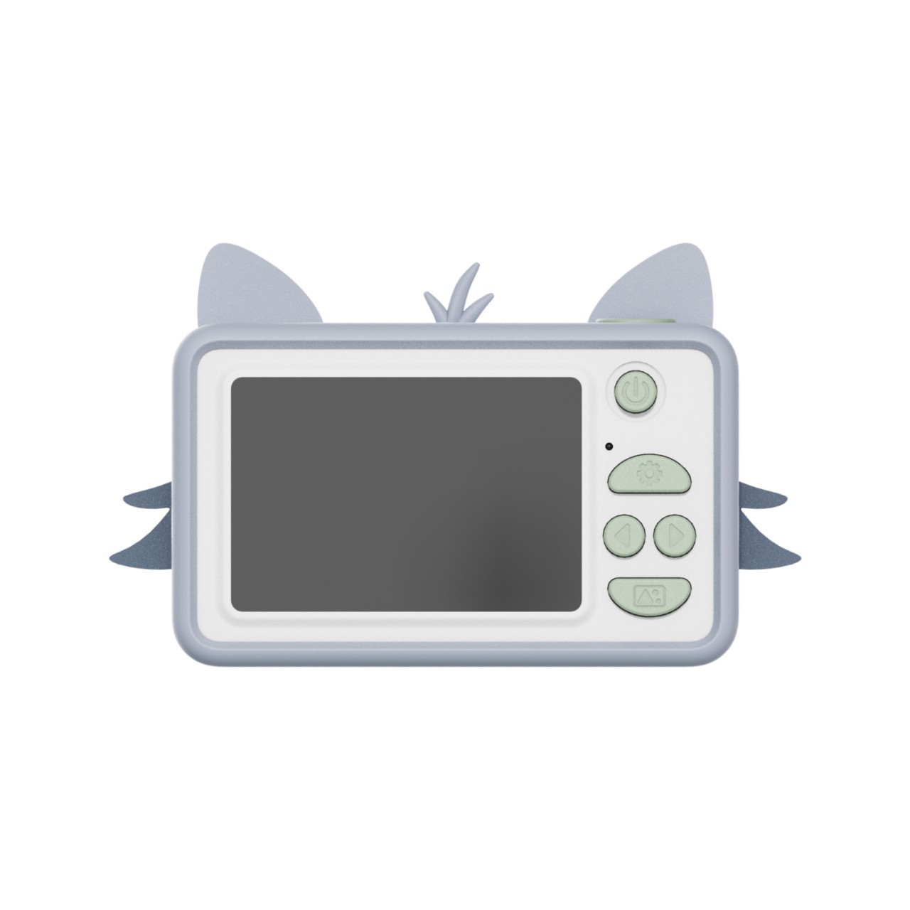 baby monitor, screen, buttons, gray, tiered animal design