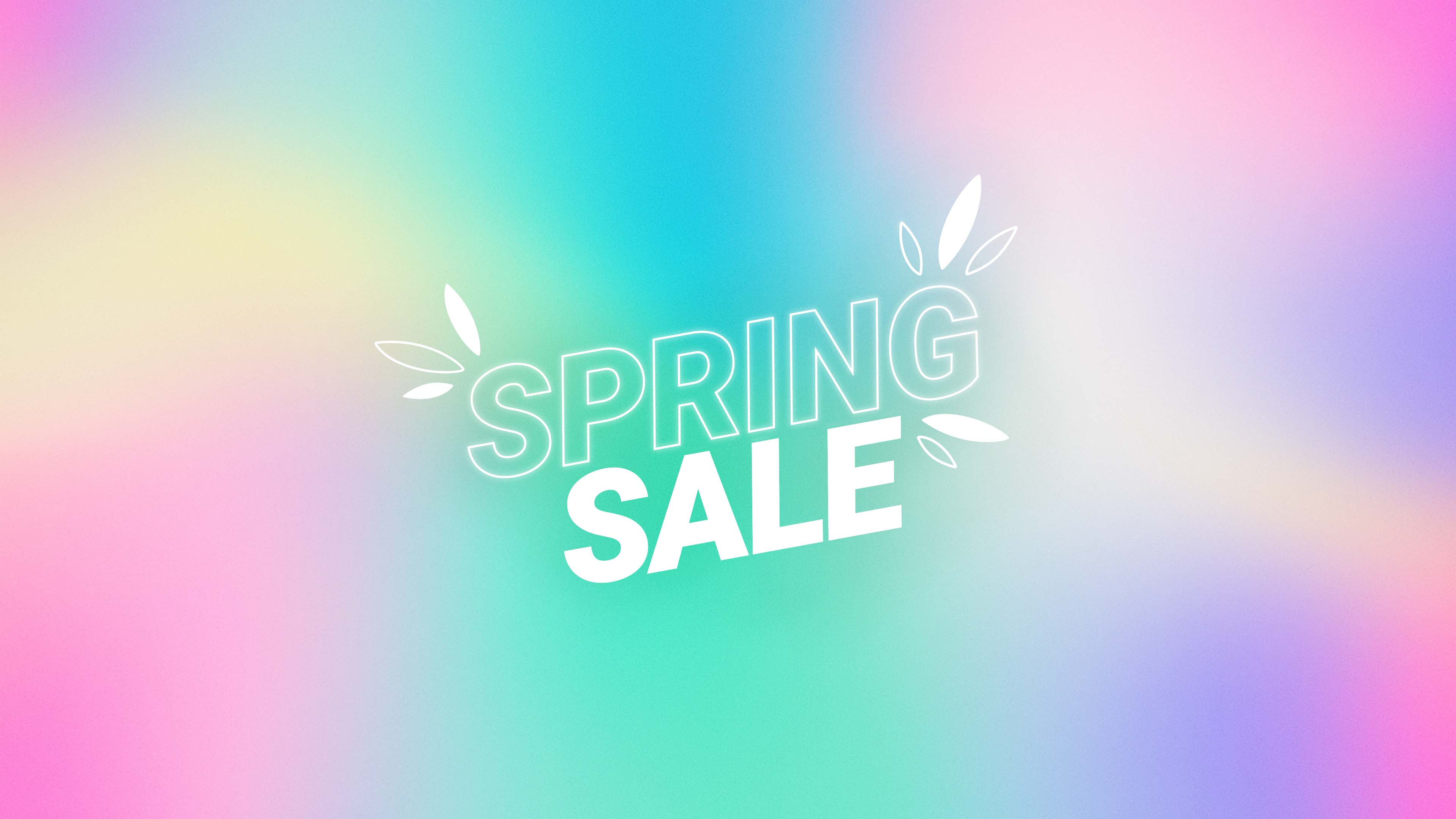 Frühlingsverkauf, Verlauf, Promo, Text, Hintergrund