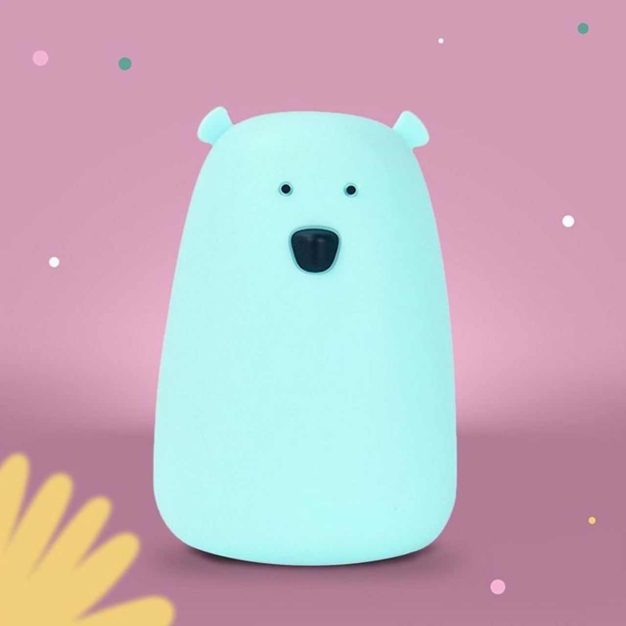 Plüschfigur, Polarfigur, Poliert, Kugelig, Babyblau