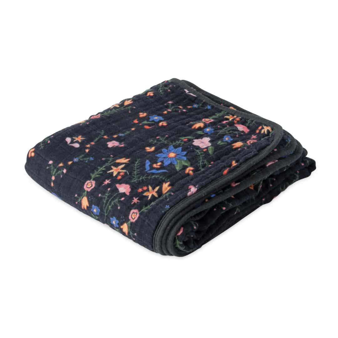 Cotton Muslin Quilt - Floral Stitch Cotton Muslin Quilt - Floral Stitch