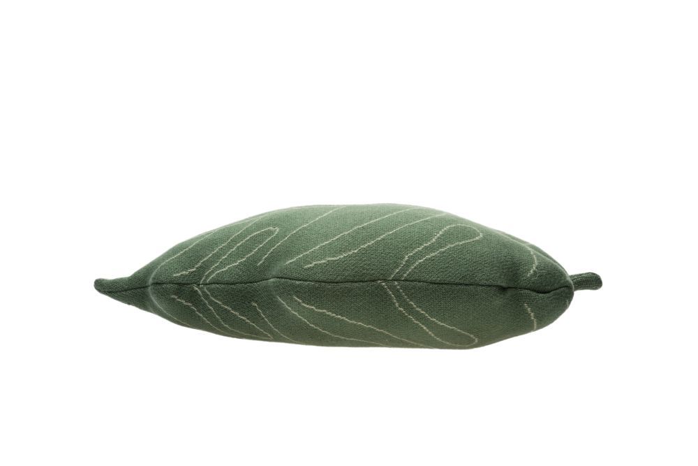 Knitted Cushion Baby Leaf Knitted Cushion Baby Leaf