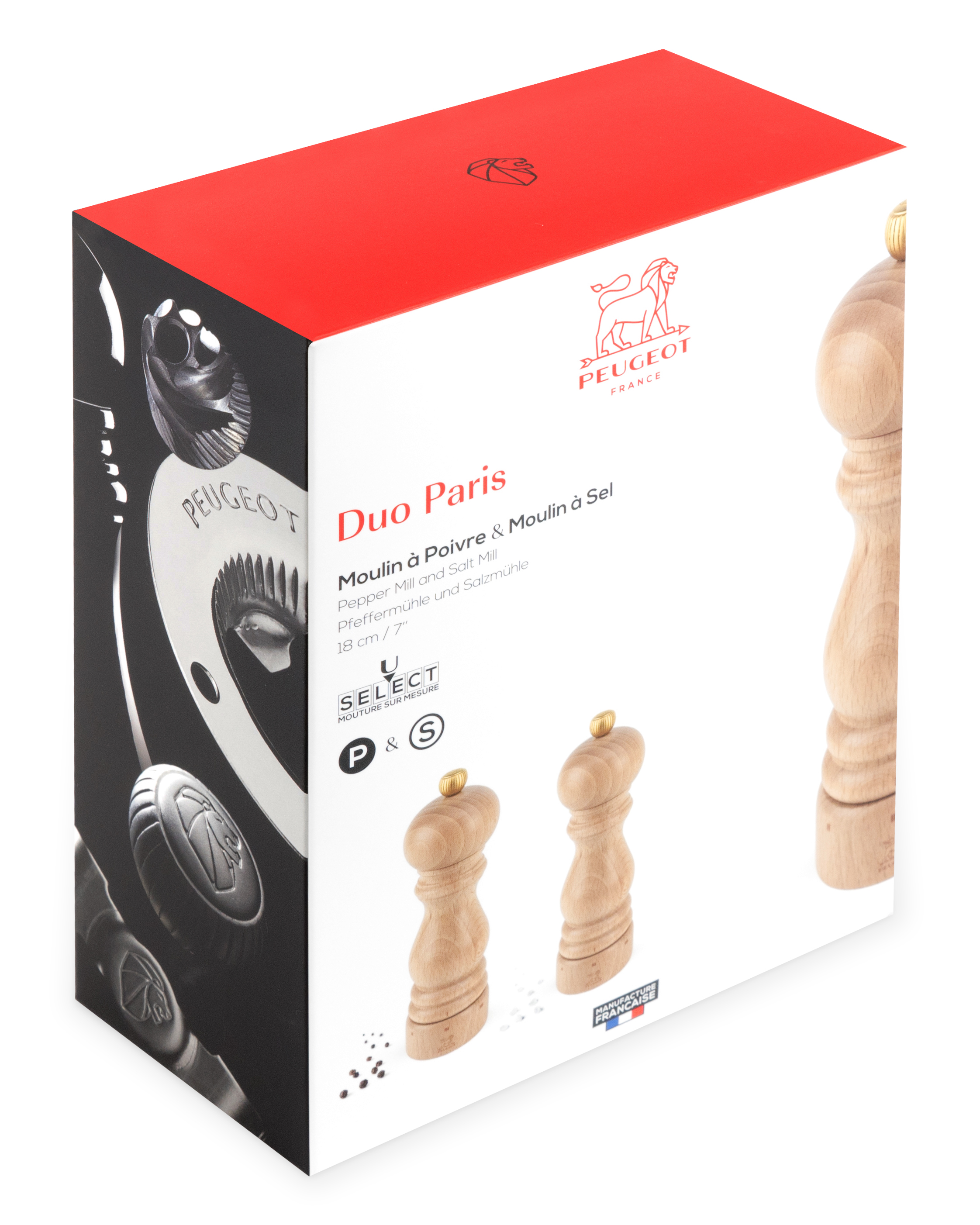 PARIS U'SELECT Pfeffermühle naturhell 18cm