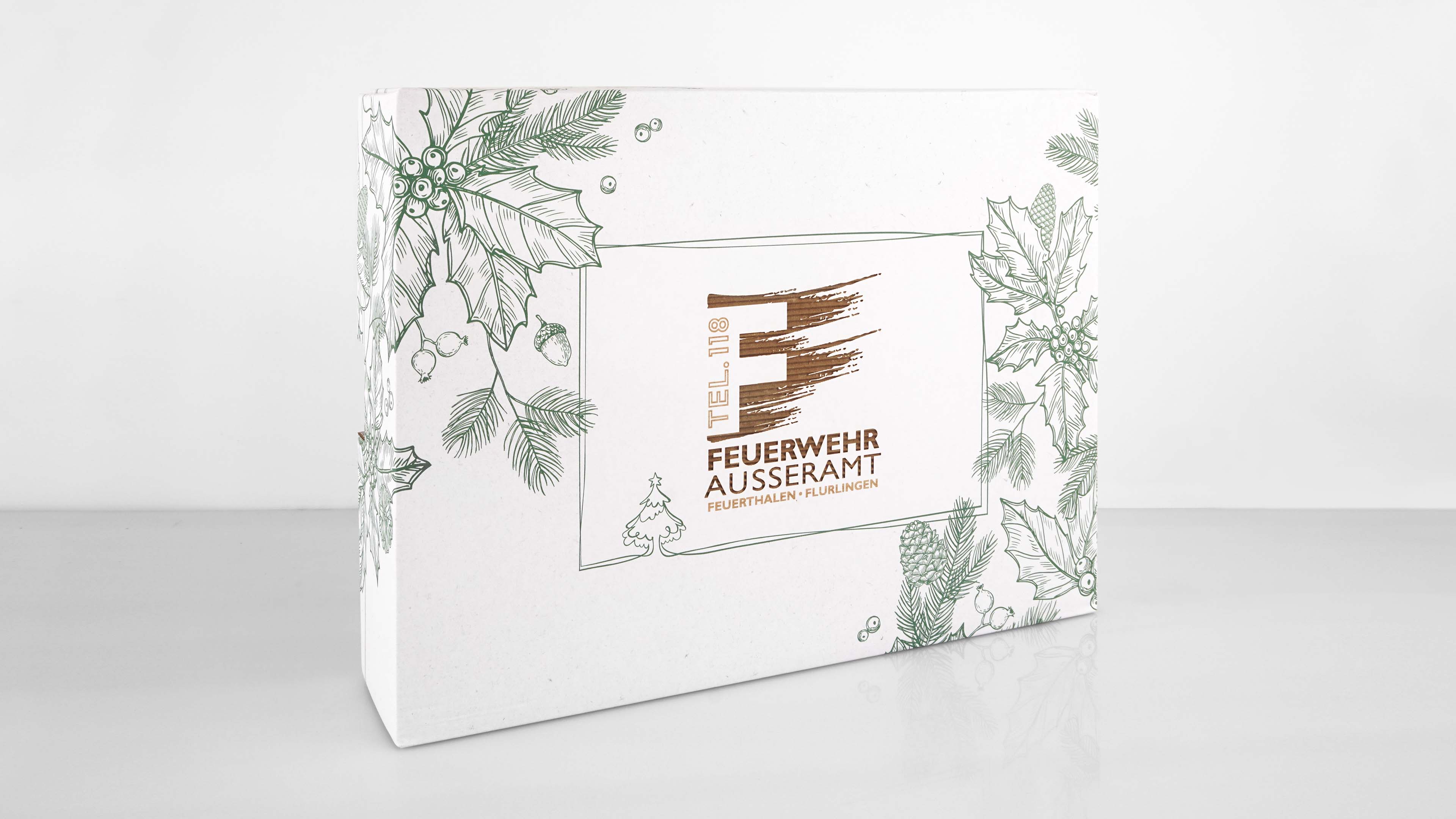 box, packaging, Holly, Kiefer, Winterdesign