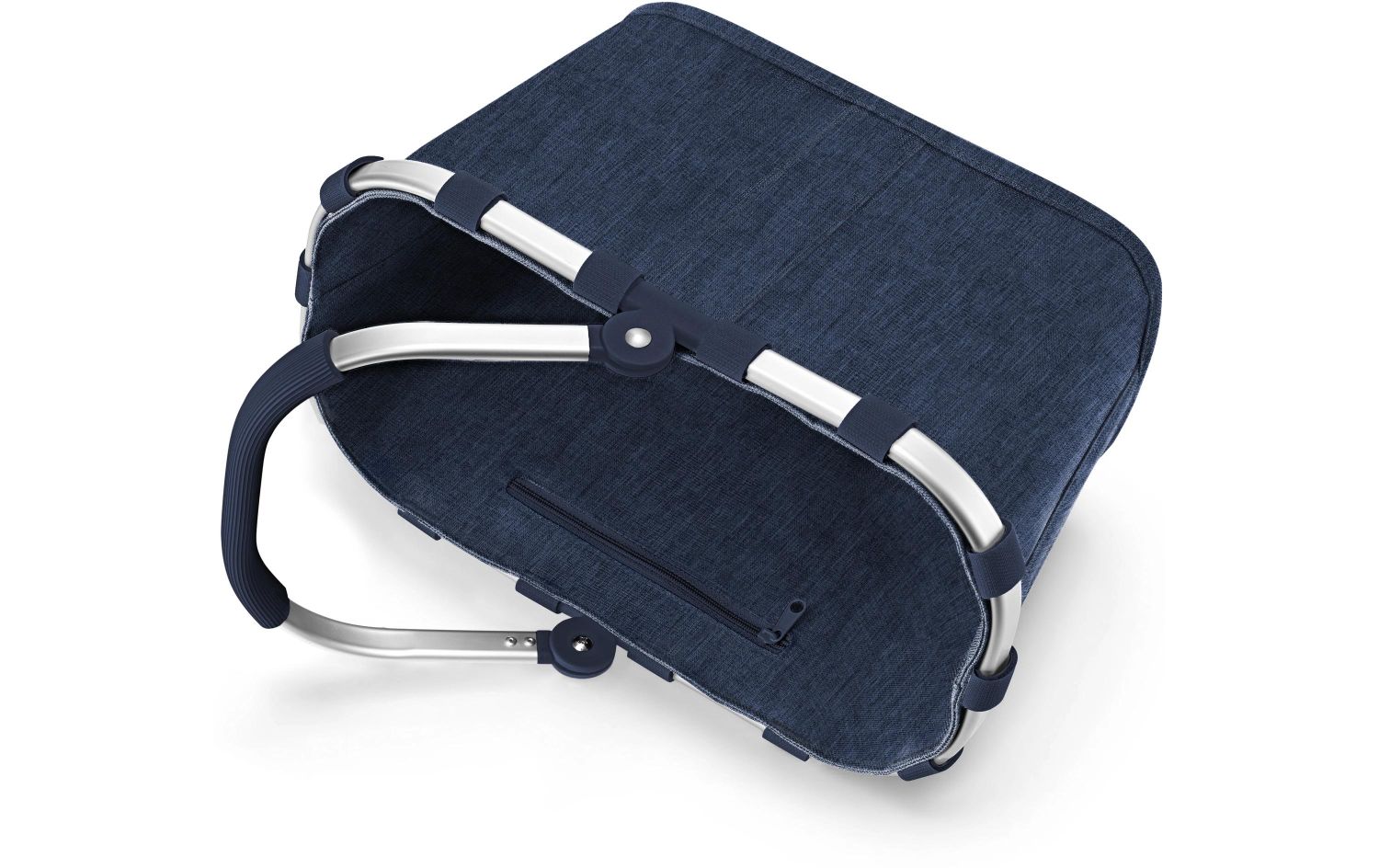 Koffer, Nylon, Denim, Tragegriff, Schwungverschluss