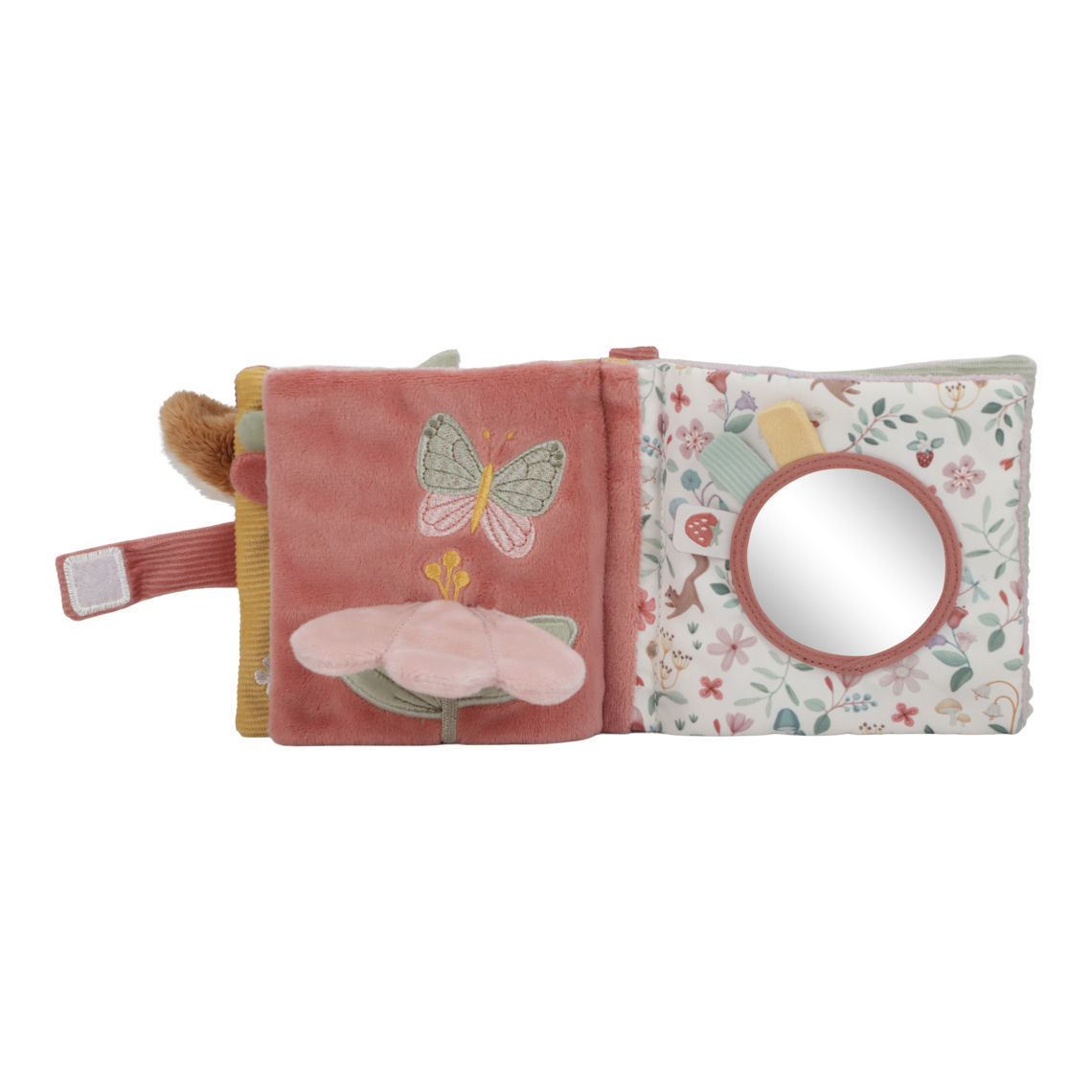 Spielzeugkamera, Pillowbuch, Blumenmuster, Rosa, Spiegel