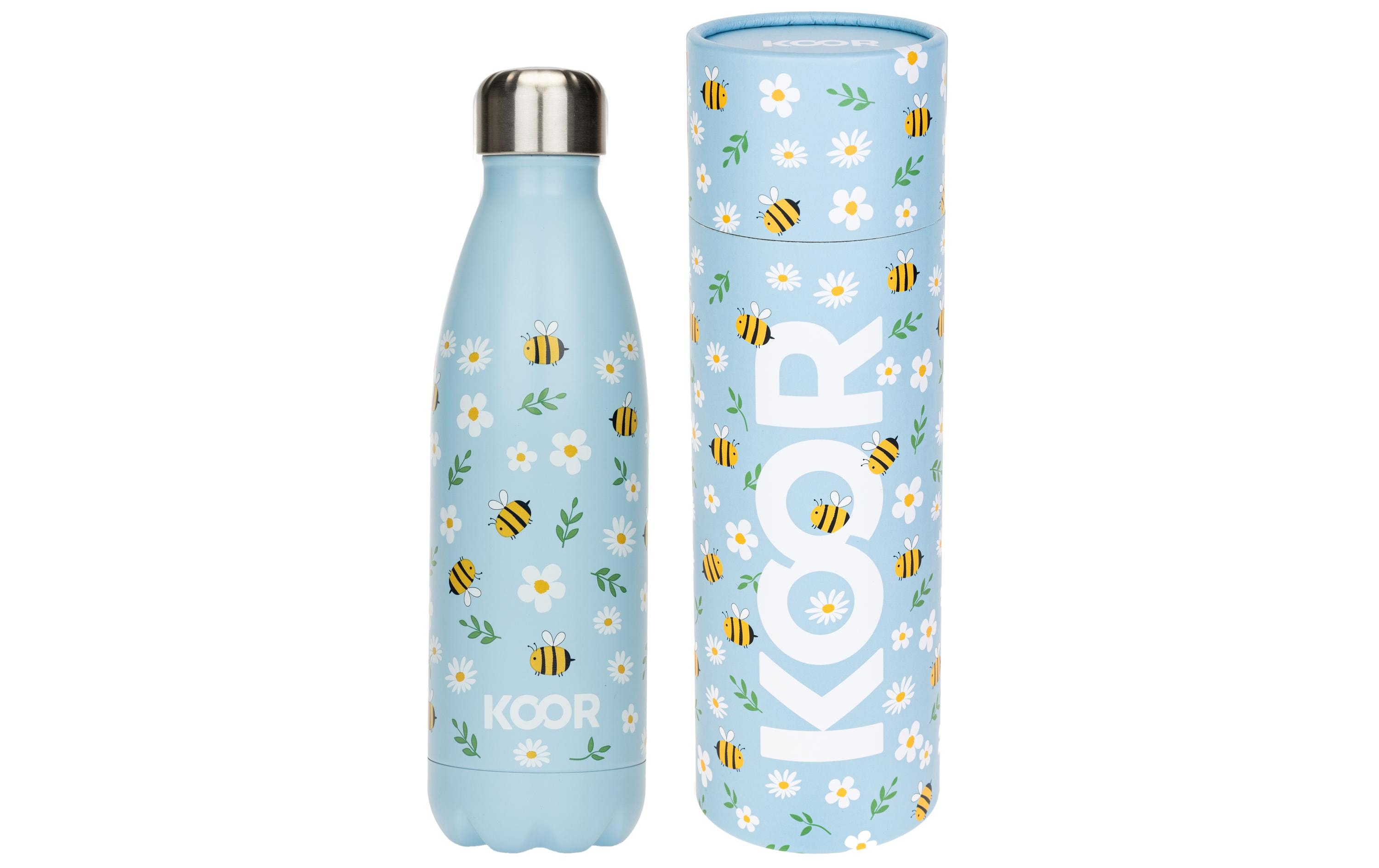 KOOR Flasche Thermo 500ml Bees and flowers