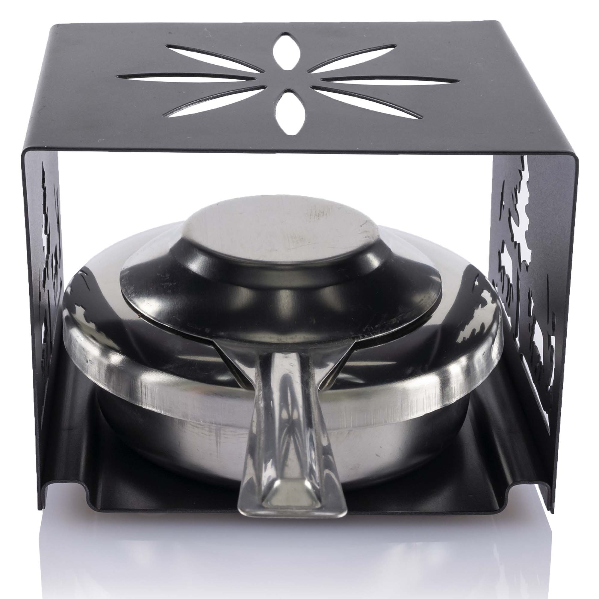 Mini Rechaud mit Caquelon “Alpes” Mini Rechaud mit Caquelon “rot”