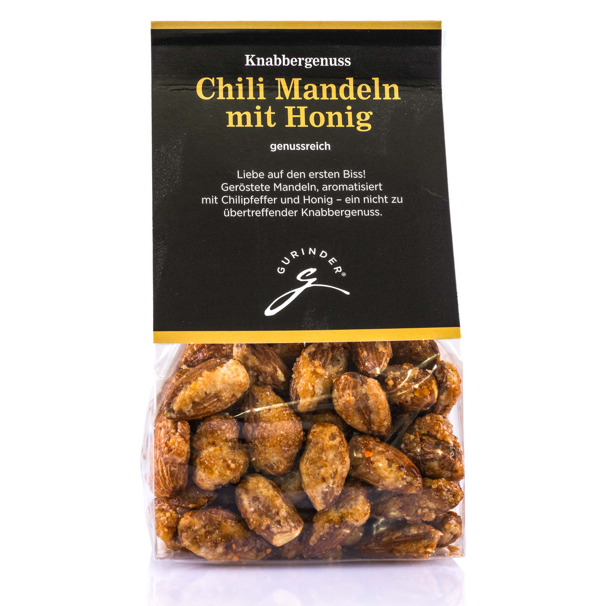 Chili Mandeln mit Honig, 140g