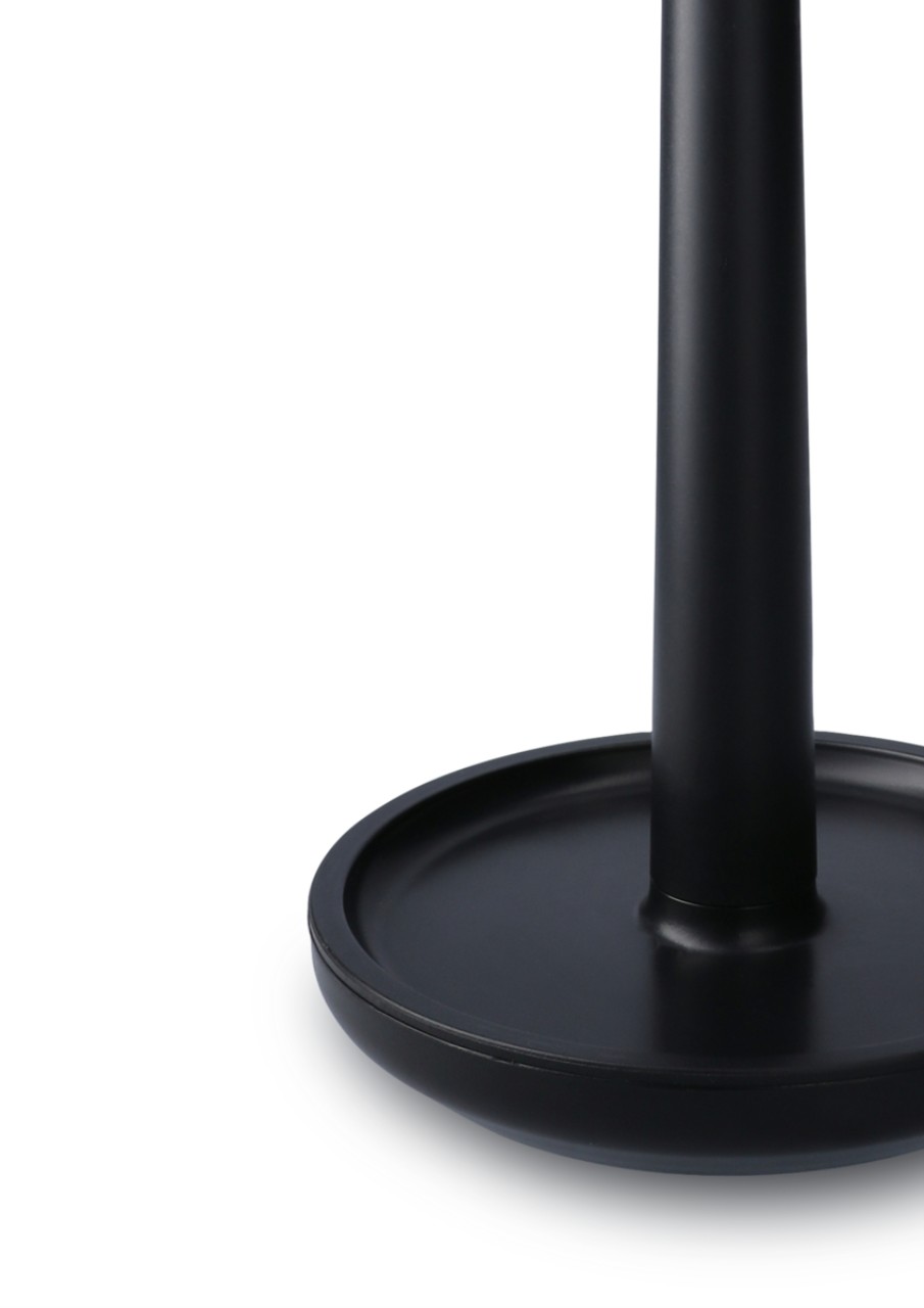 lamp, stand, base, schwarz, metall